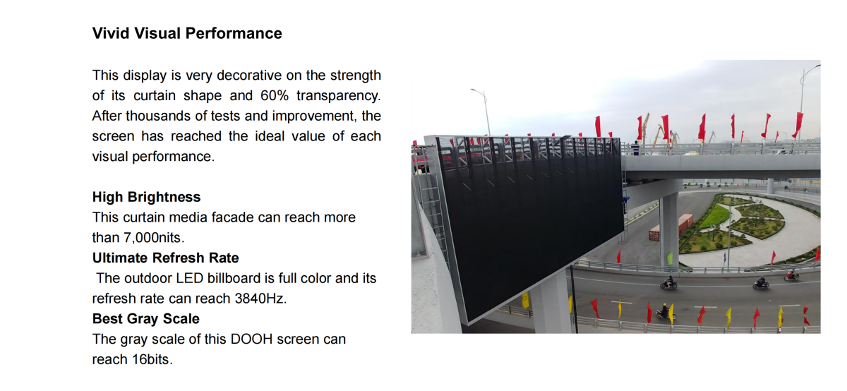 LED Curtain Display